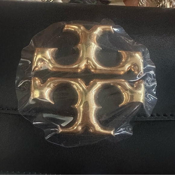 BNWT tory burch eleanor bag in black w gold chain - Picture 2 of 7